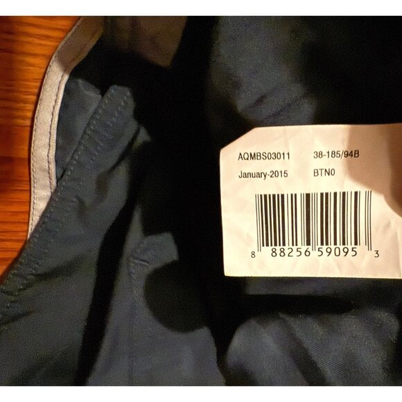 Vtg Quiksilver Board Shorts Mens 38 6" Navy Swim Trunks - Picture 3 of 7